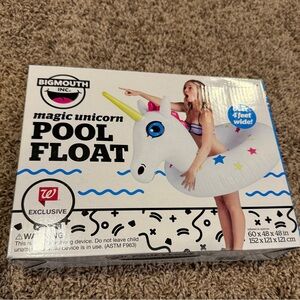Bigmouth Magic Unicorn Inflatable Pool Float NEW